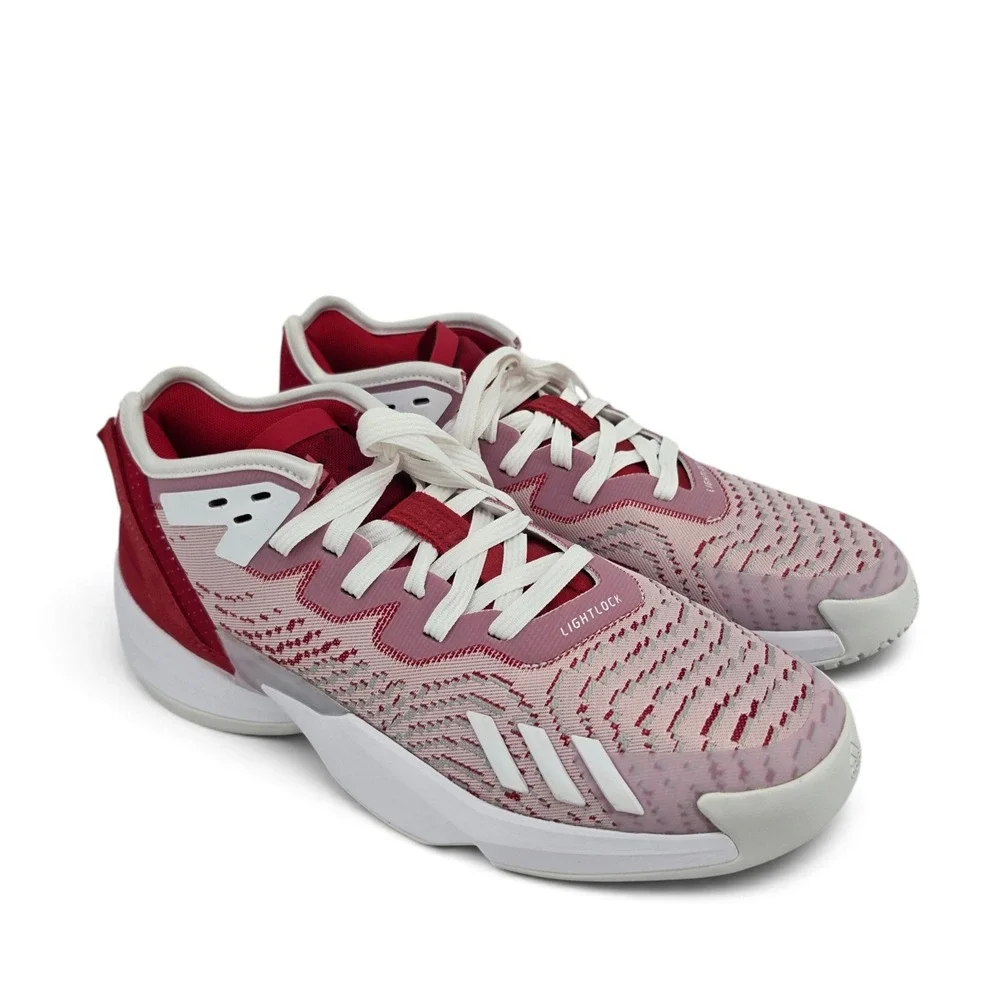 Adidas Donovan Mitchell D.O.N. Issue 4 Basketball Shoes Mens 9.5 White Red New